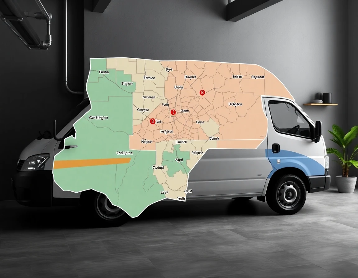 Plumbing Service Areas Map